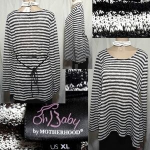 Oh Baby By Motherhood Striped Belted Tunic